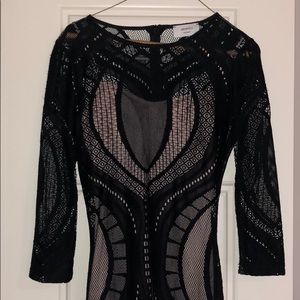 Black boutique formal dress